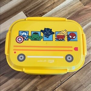 Yoobi x Marvel Avengers Bento Box Lunch Box Snack & Food Yellow Back to School